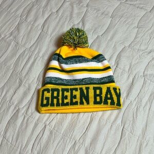 Green Bay Packers Green / Yellow Classic POM Ball Knit Hat Cap Winter Ski Beanie